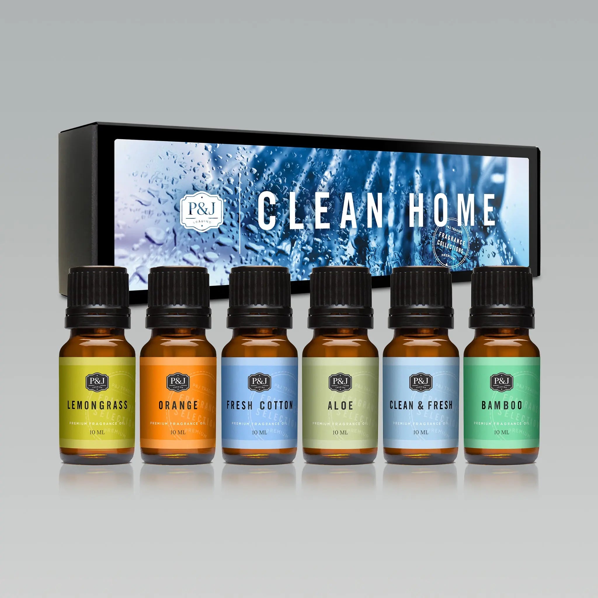  Housekeeping - Gift Set Of 6 Premium Fragrance Oils - Clean  Cotton