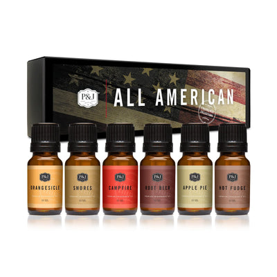All-American Set of 6 Fragrance Oils 10ml