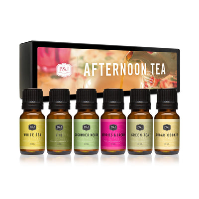 Afternoon Tea Set of 6 Fragrance Oils 10ml