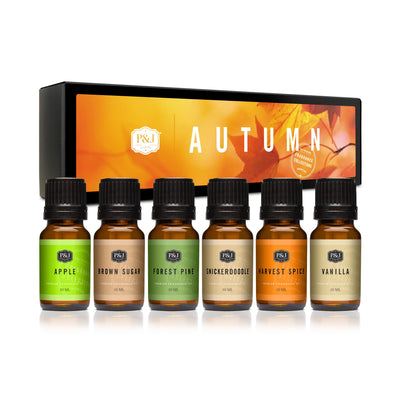 Autumn Set of 6 Fragrance Oils 10ml