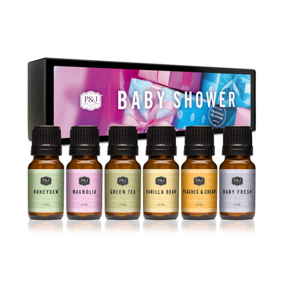 Baby Shower Set of 6 Fragrance Oils 10ml