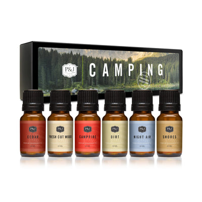 Camping Set of 6 Fragrance Oils 10ml