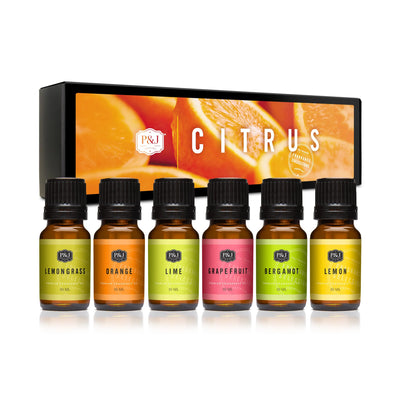 Citrus Set of 6 Fragrance Oils 10ml