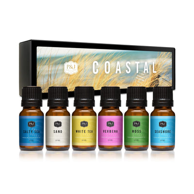 Coastal Set of 6 Fragrance Oils 10ml