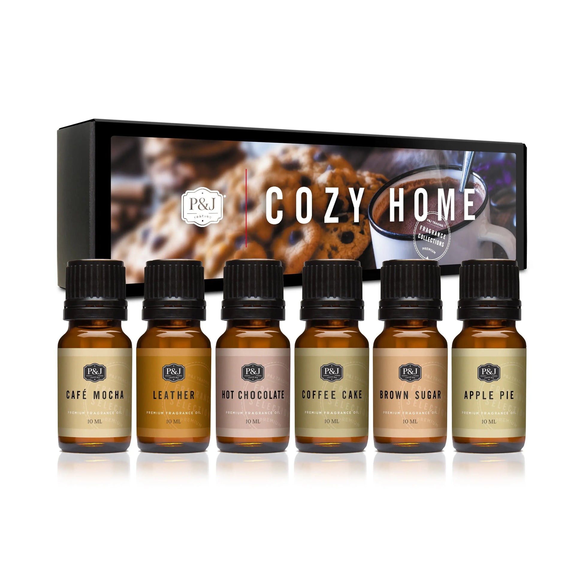 Cozy Home Set of 6 Fragrance Oils 10ml