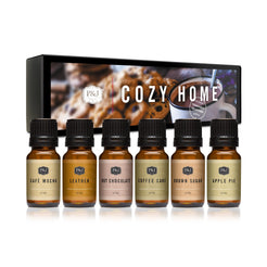 Cozy Home Set of 6 Fragrance Oils 10ml