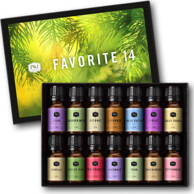 Favorites Set of 14 Fragrance Oils 10ml