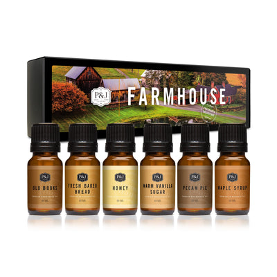 Farmhouse Set of 6 Fragrance Oils 10ml
