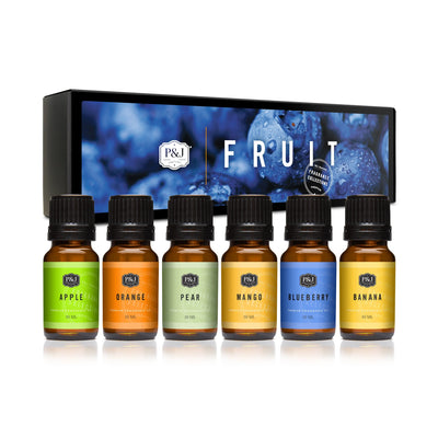 Fruit Set of 6 Fragrance Oils 10ml