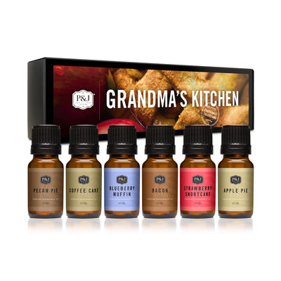 Grandma's Kitchen Set of 6 Fragrance Oils 10ml