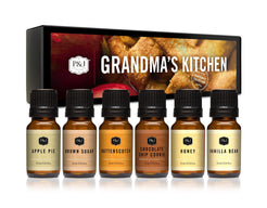 Grandma's Kitchen Set of 6 Fragrance Oils 10ml P&J Trading