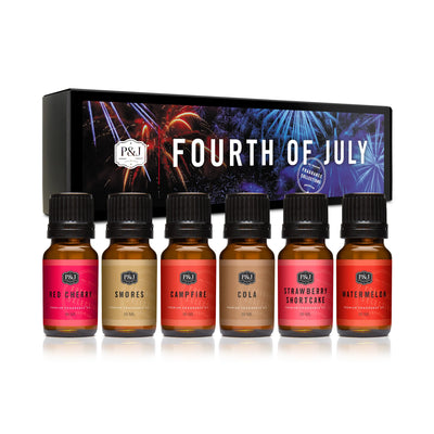 Fourth of July Set of 6 Fragrance Oils 10ml