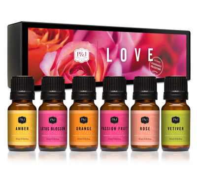 Love Set of 6 Fragrance Oils 10ml