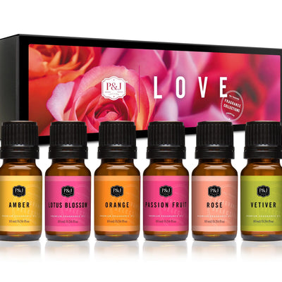Love Set of 6 Fragrance Oils 10ml