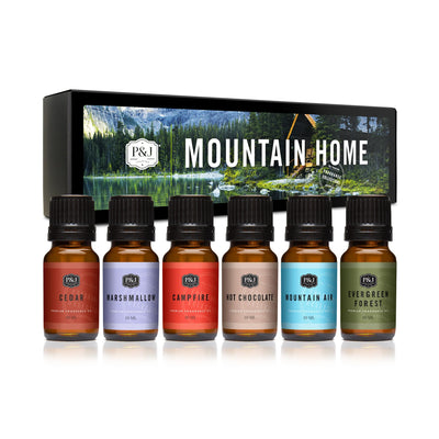 Mountain Home Set of 6 Fragrance Oils 10ml