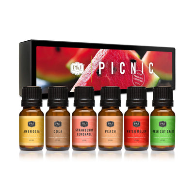 Picnic Set of 6 Fragrance Oils 10ml