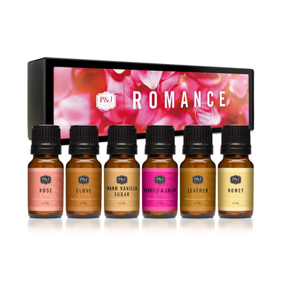 Romance Set of 6 Fragrance Oils 10ml