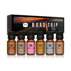 Road Trip Set of 6 Fragrance Oils 10ml P&J Trading