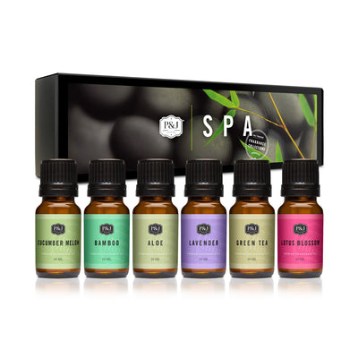 Spa Set of 6 Fragrance Oils 10ml