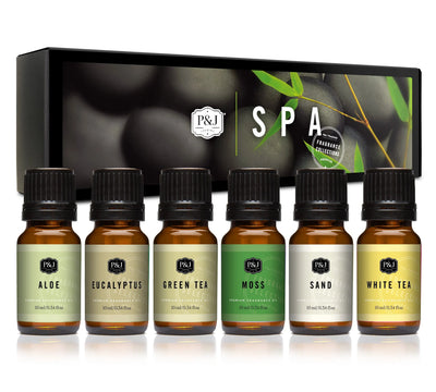 Spa Set of 6 Fragrance Oils 10ml
