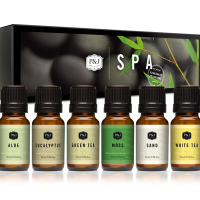 Spa Set of 6 Fragrance Oils 10ml