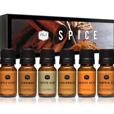 Spice Set of 6 Fragrance Oils 10ml