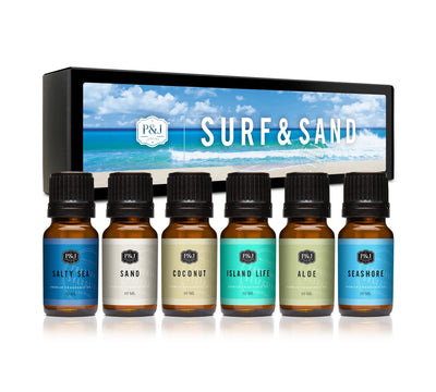 Surf & Sand Set of 6 Fragrance Oils 10ml