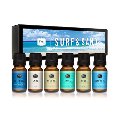 Surf & Sand Set of 6 Fragrance Oils 10ml