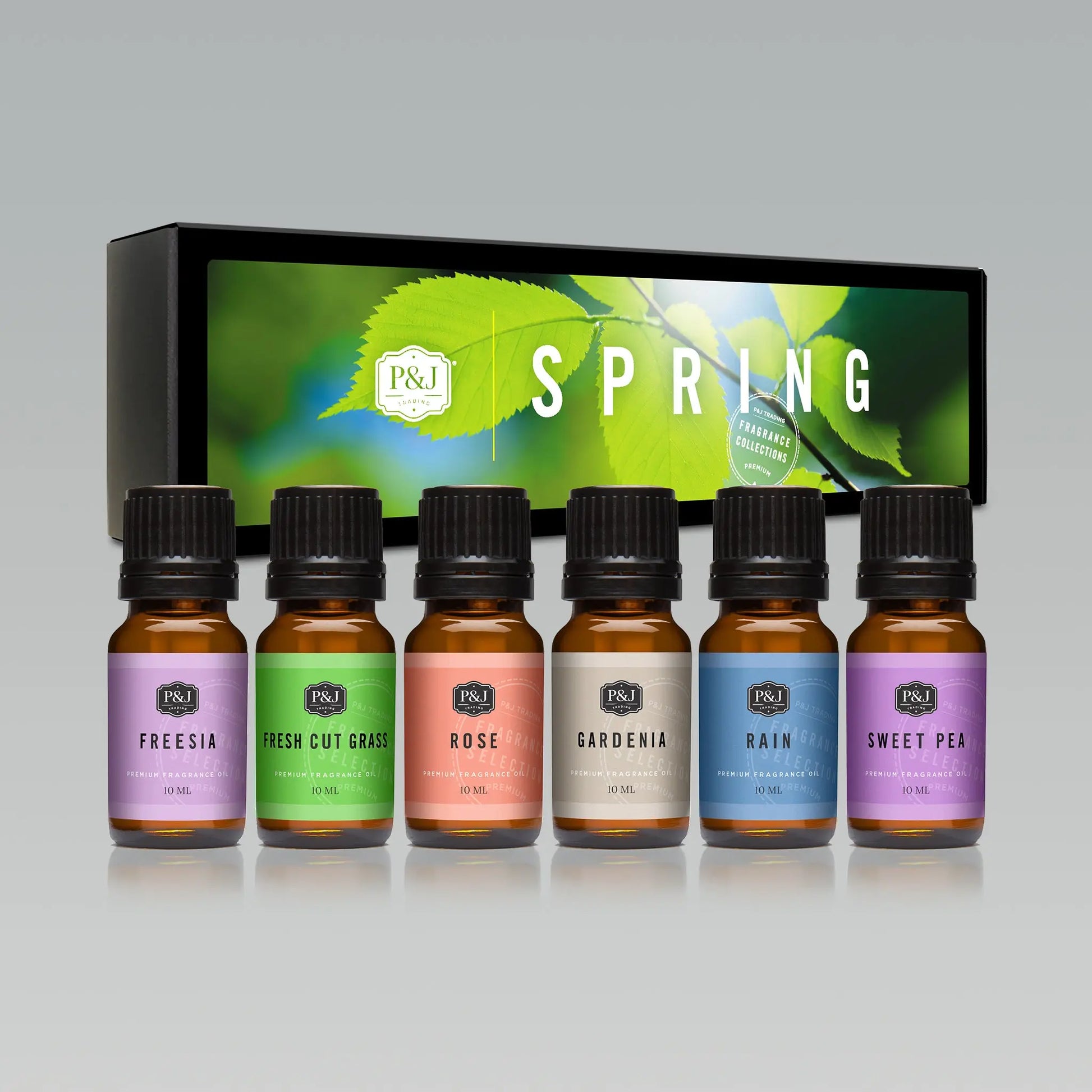 P&J Trading Ladies Fragrance Essential Oils Set: Spring, Holiday