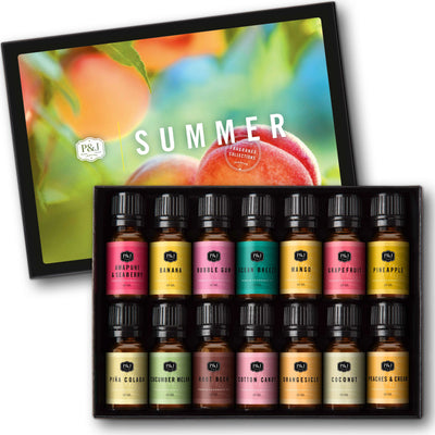 Summer Set of 14 Fragrance Oils 10ml