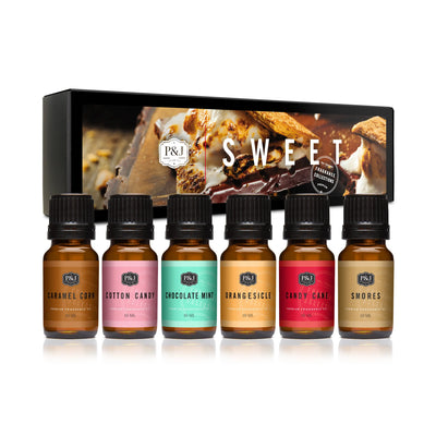 Sweet Set of 6 Fragrance Oils 10ml