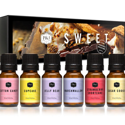 Sweet Set of 6 Fragrance Oils 10ml