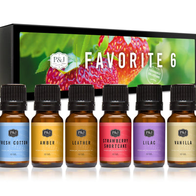 Favorites Set of 6 Fragrance Oils 10ml