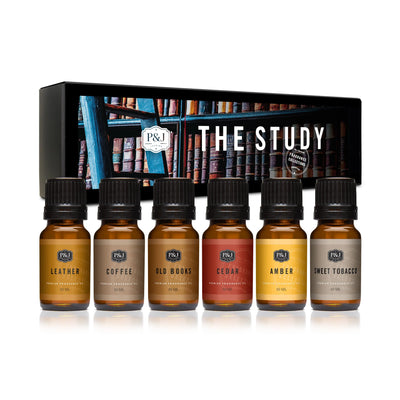 The Study Set of 6 Fragrance Oils 10ml