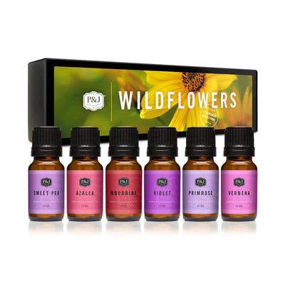 Wildflowers Set of 6 Fragrance Oils 10ml