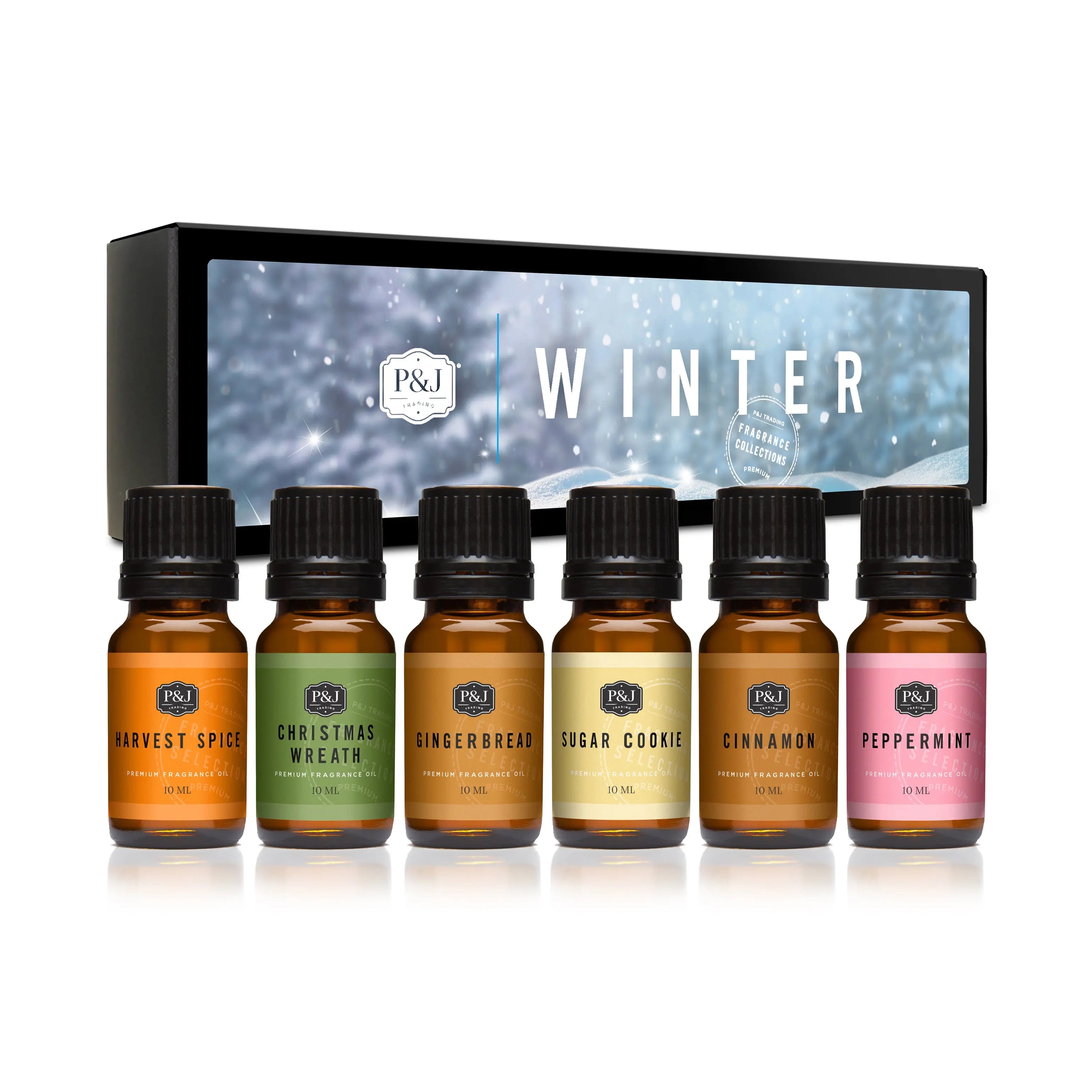 Winter Set of 6 Fragrance Oils 10ml